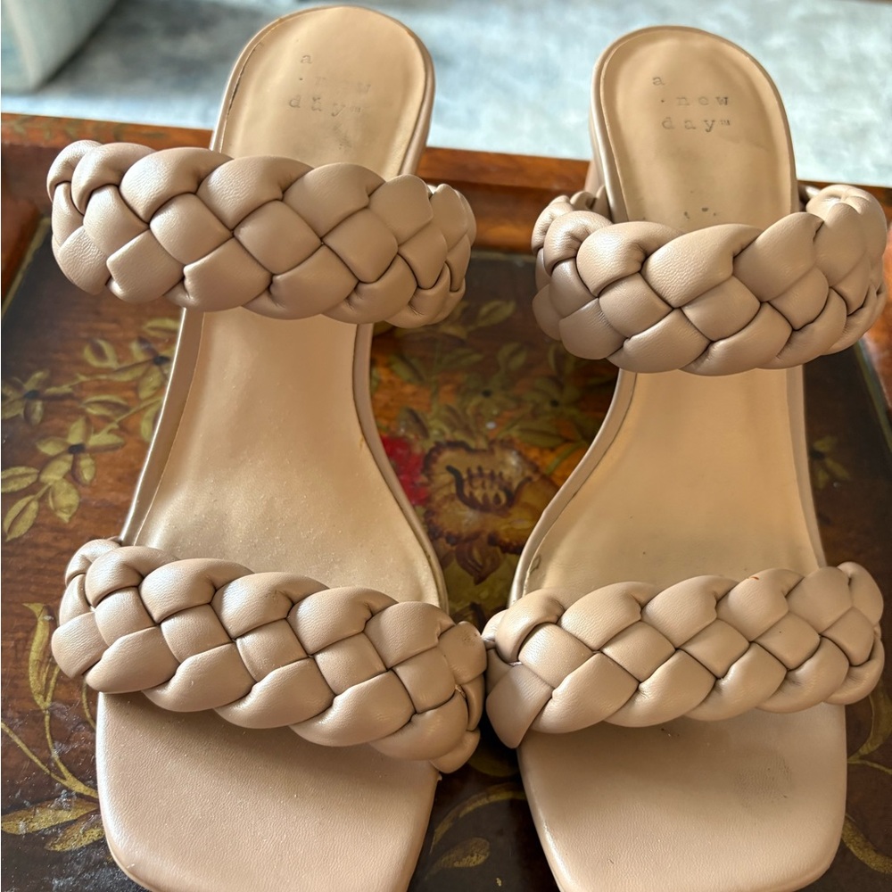Braided Tan Sandals
